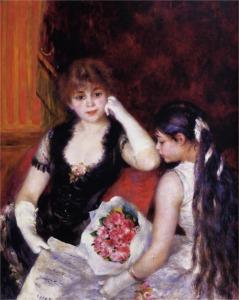 Pierre-Auguste Renoir At the Concert a Box at the Opera oil painting picture